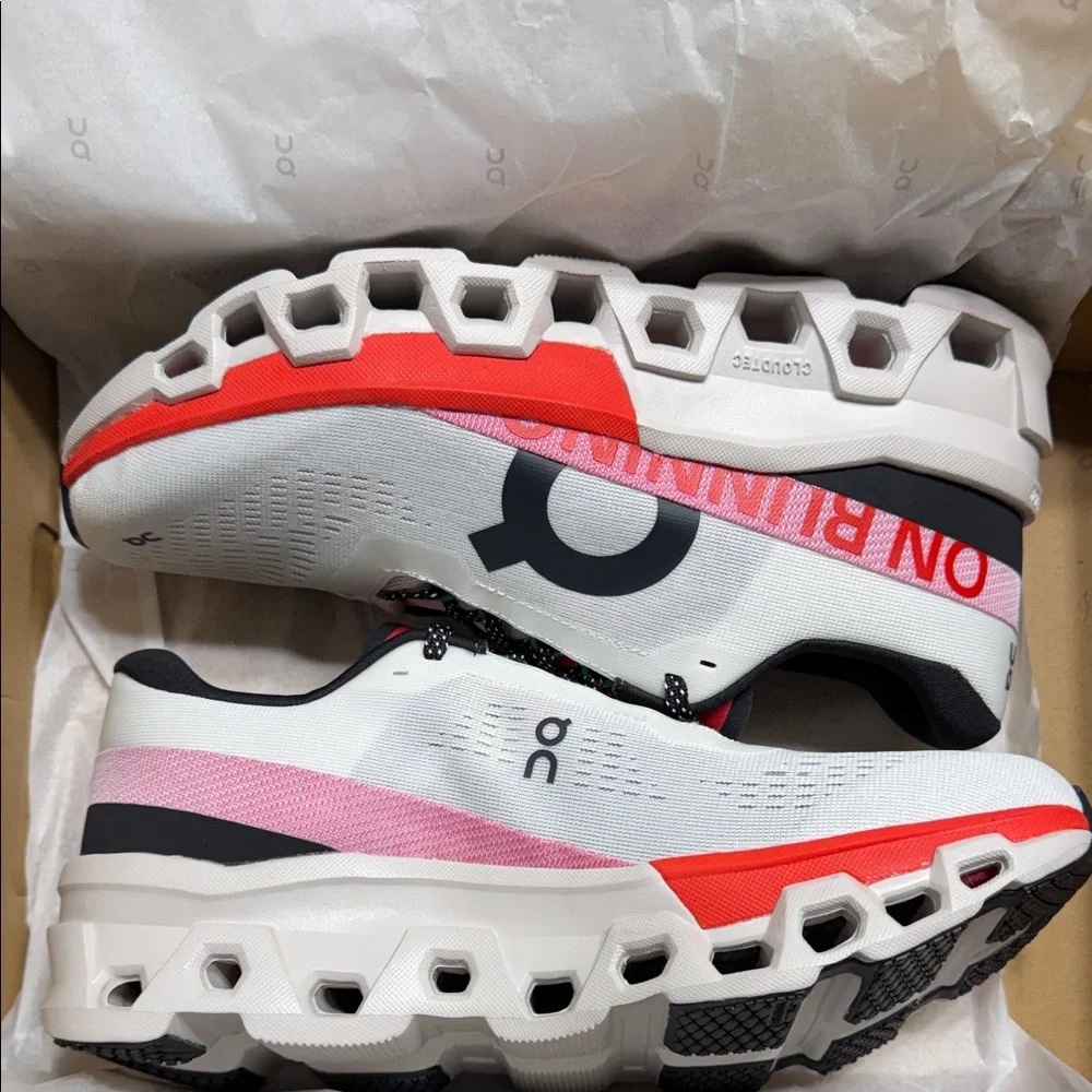 On Running Cloudtec Women’s Running Shoe - White/Red/Black - Picture 2 of 6